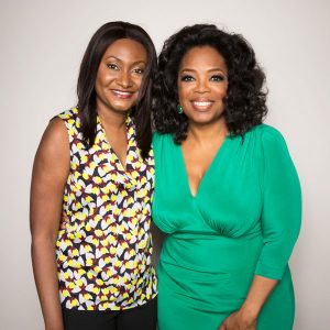 Fabienne Colas et Oprah Winfrey